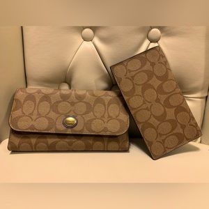 Coach Wallet 2 piece